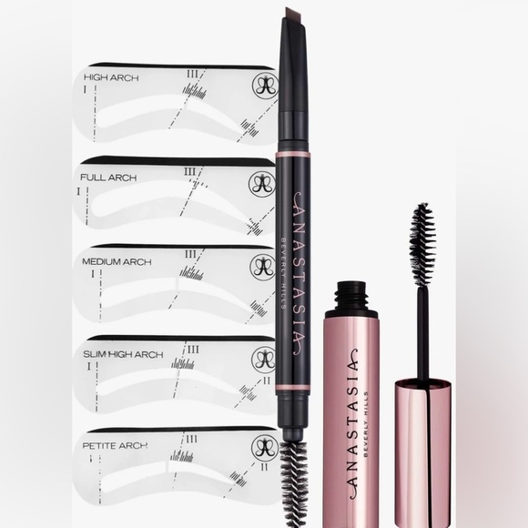 Anastasia Beverly Hills Brow Beginners Kit Natural Fuller Look in Soft Brown NIB - Picture 8 of 9